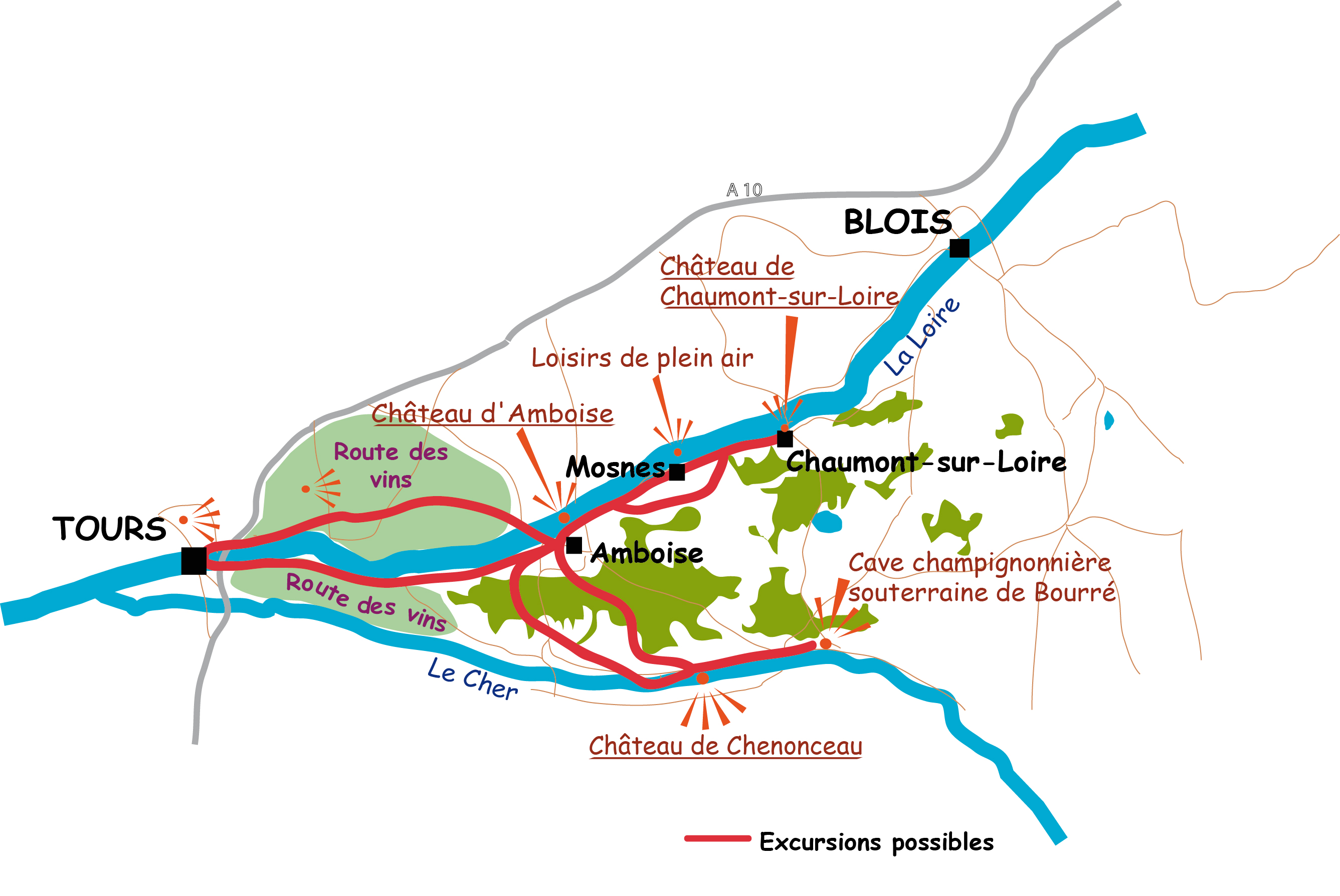 Loire valley Cycling the Loire an authentic cycle tour around Amboise Le Vélo Voyageur