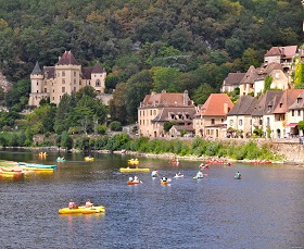 Cycling holiday in the Vézère and Dordogne Valleys (special canoe)
