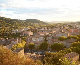 Fietsen in Provence in het gebied van wijn, olijf en lavendel