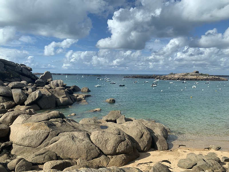 paysage mer cote de granit rose