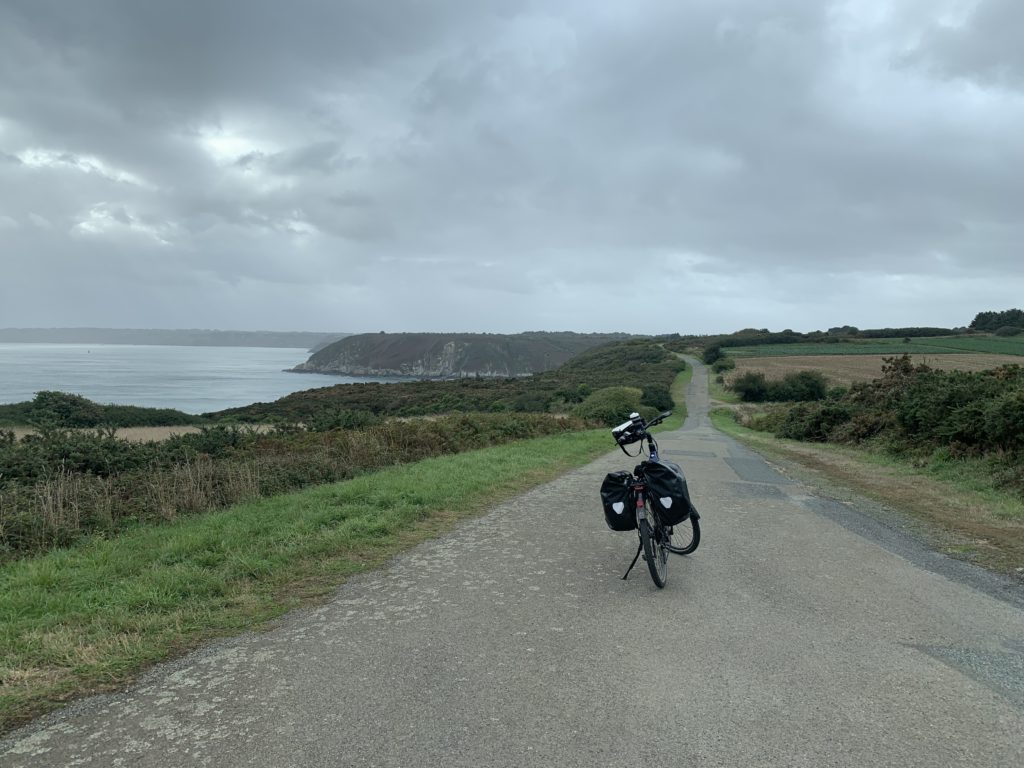 route des falaises à vélo