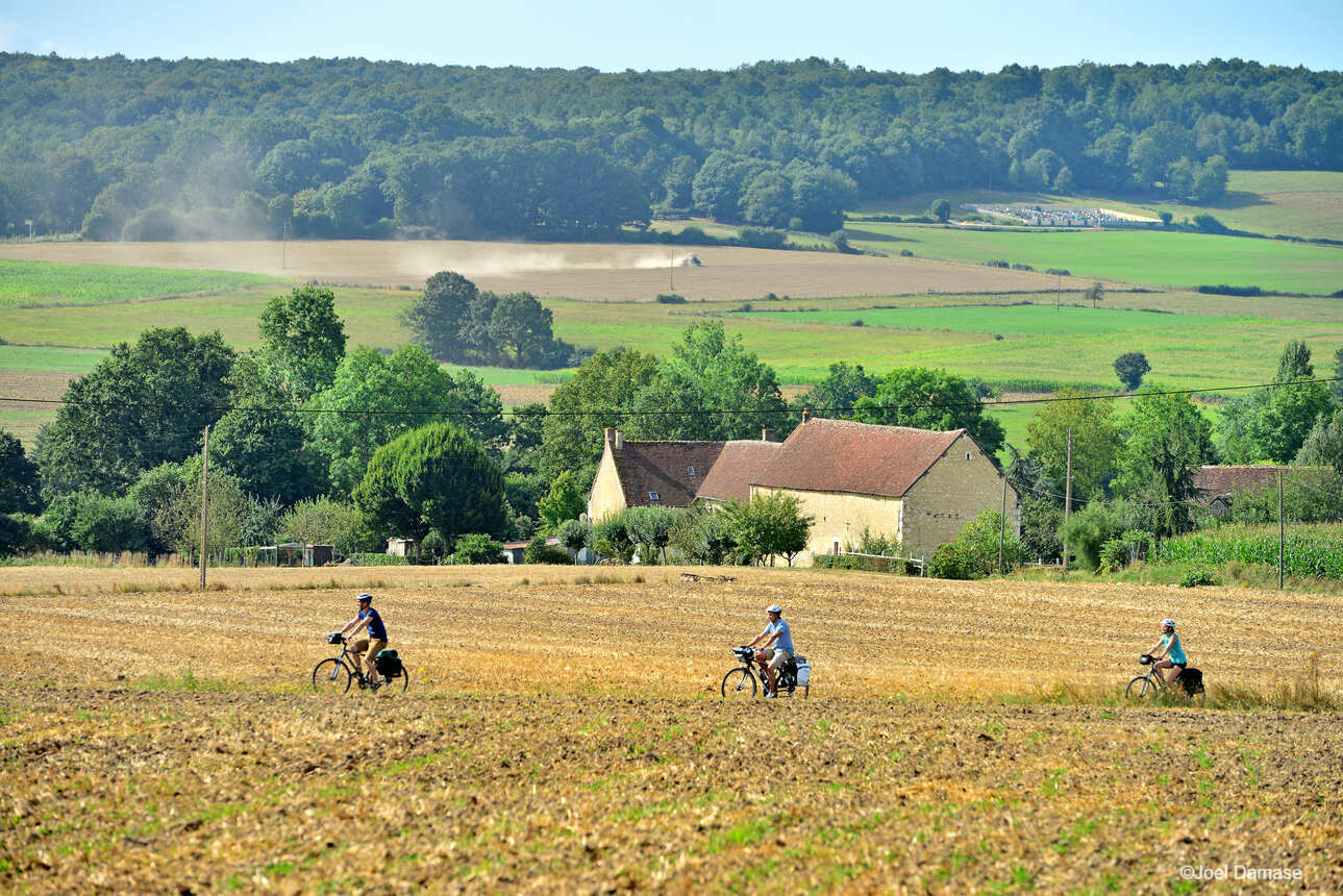 The Véloscénie route, from Paris to the Mont-Saint-Michel