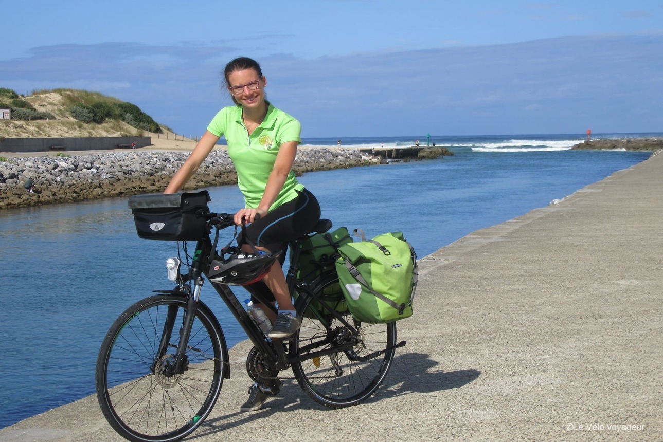The Atlantic coast cycle route from Arcachon to Biarritz