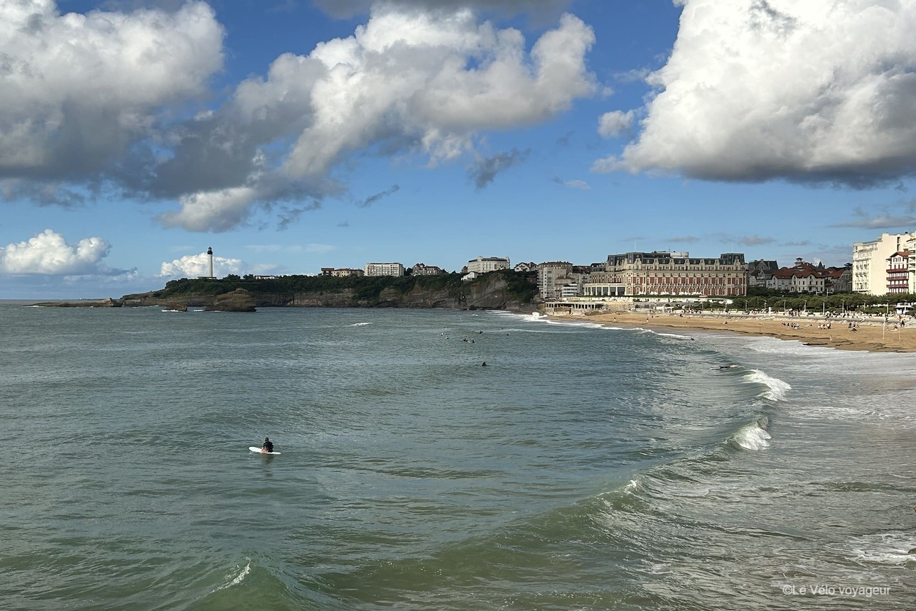 The Atlantic coast cycle route from Arcachon to Biarritz